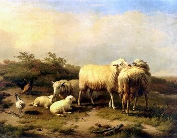 unknow artist Sheep 148 oil painting picture